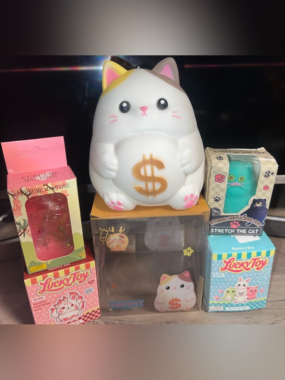 5Pc Jumbo Squishy Cat Bundle Viral TikTok